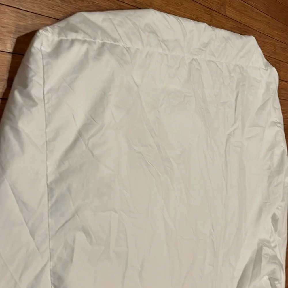 Serta WHITE FULL SIZE Bed Mattress COVER,  ZIP pocket closure,  polyester,  NEW